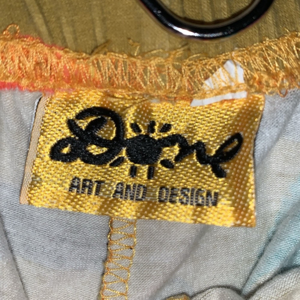 Vintage 90s Ken Done Art Pop Art Pants Floral Abstract Lounge S/M - Picture 6 of 7